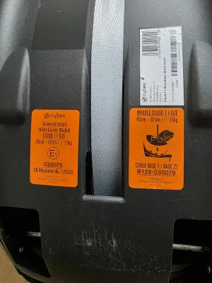 Cybex Cloud T i-Size Sepia Black - Veilig autostoeltje voor pasgeborenen, ligvlakfunctie + zomerhoes 2