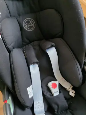 Cybex Cloud T i-Size Sepia Black - Veilig autostoeltje voor pasgeborenen, ligvlakfunctie + zomerhoes 6