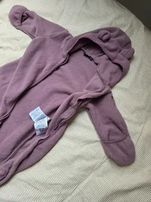 Name It Baby Fleece Overall 2–6 maanden (62/68) Paars met capuchon – Nooit gebruikt 3