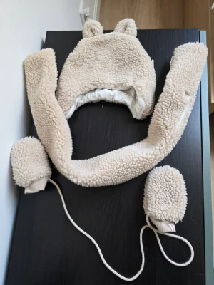 Little Dutch Winterset Beige (muts + sjaal + wanten) 3–9 maanden 4