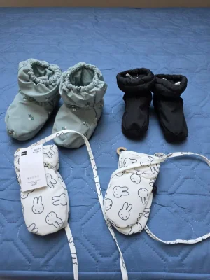 Baby Winter Set – Booties + New Gloves (Size 20 & 22–24, 9–24 Months) 1