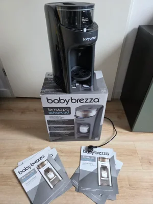 BabyBrezza Formula Pro Advanced Antraciet – Automatische flesbereider, binnen enkele seconden warm 1