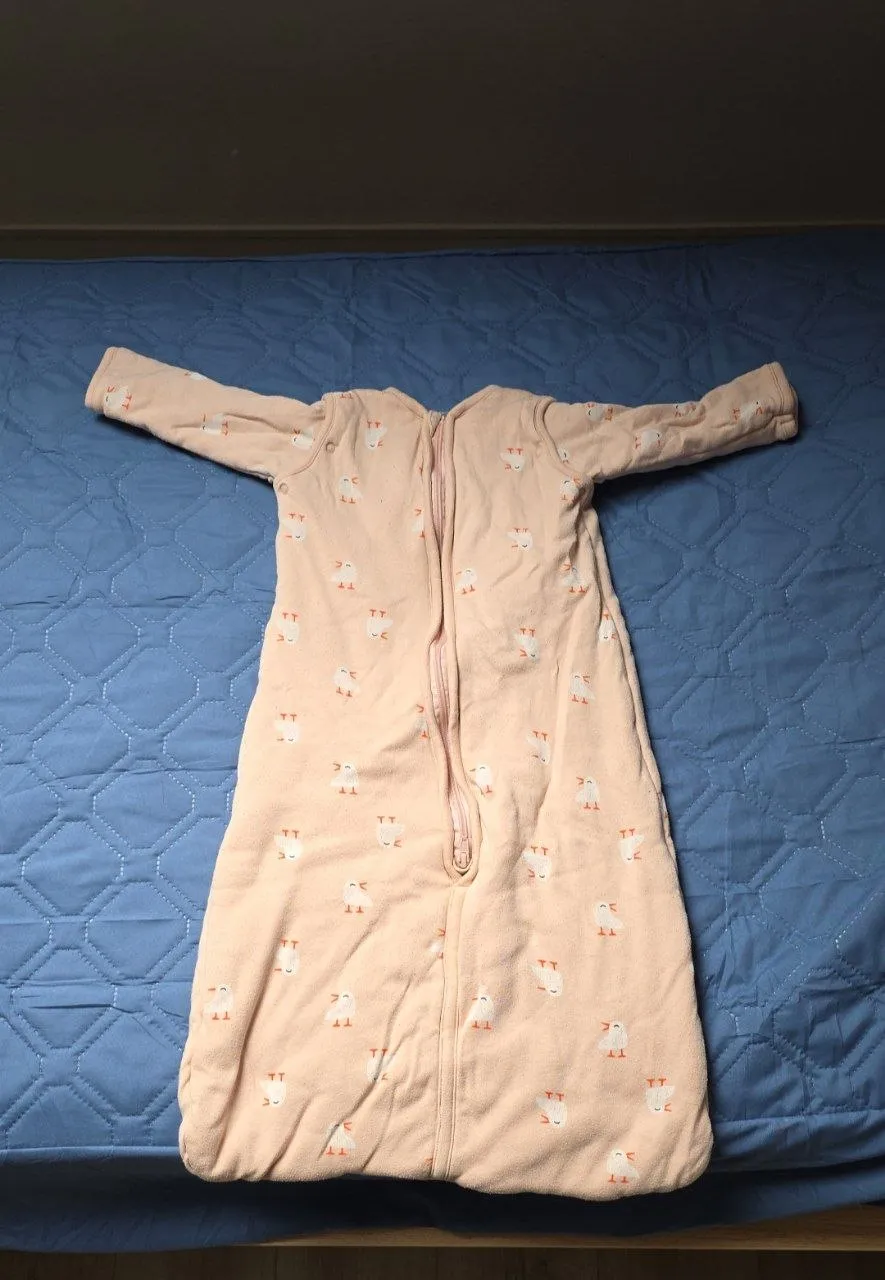 Set van 2 babyslaapzakken – HEMA & Mini, winter 3 TOG, maat 68-80, afneembare mouwen