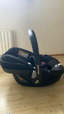 Maxi-Cosi Pebble grey met isofix 2