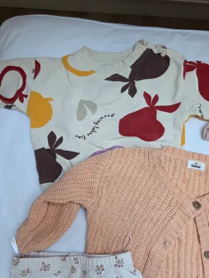 Baby Girl Tops & Leggings Bundle – 6 Pieces, Sizes 74/80/86 4
