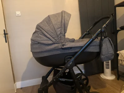 Quaxx kinderwagen bak met onderstel enLuiertas 3